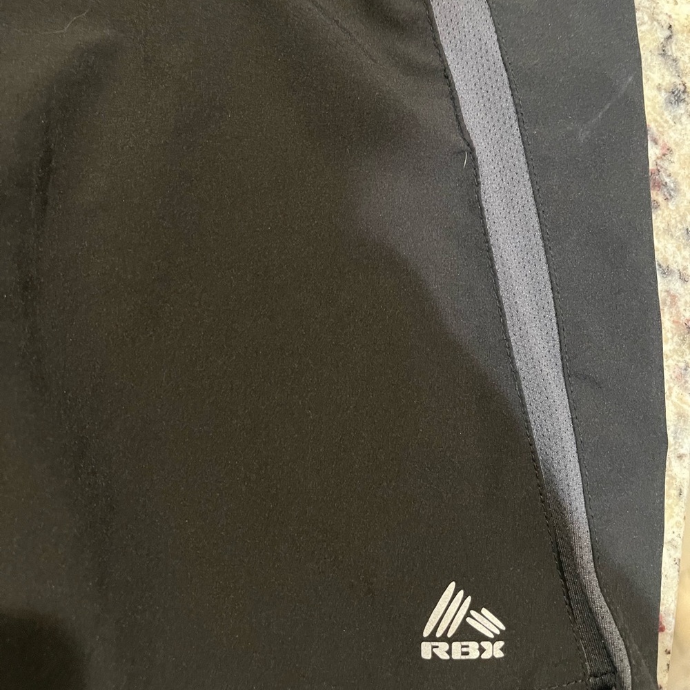 RBX Performance Shorts in Black and Gray